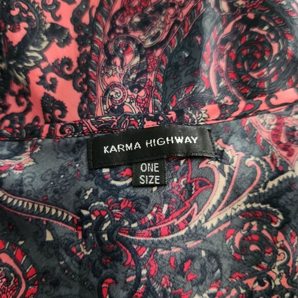 Karma Highway One Size Womens Dress Boho Indie - Picture 6 of 7